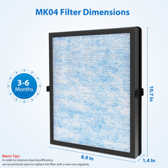 AROEVE MK04 Air Purifier Filters