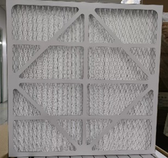 Customized 595*595*90mm G4 Efficiency Cardbord Pleated AC Furnace Air Filter for HVAC Systems