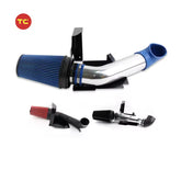 Modification Aluminum Cold Air Intake System Heat Shield Air Intake Filter for 99-06 Chevy GMC Silverado V8 4.8L 5.3L 6.0L