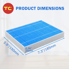 Replacement Wick Filters Compatible with LEVOIT Superior 6000S Smart Evaporative Humidifier