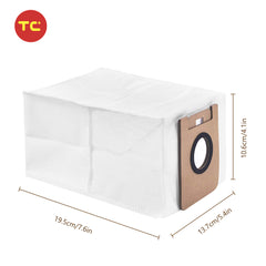 Vacuum Cleaner Dust Bag for Dreametech L10s Ultra / L10s Plus / L10 Ultra / L20 Ultra Robot Vacuum Self-Emptying Base Parts