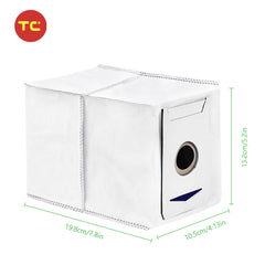 Vacuum Cleaner Dust Bags Replacement for Ecovacs DEEBOT T30 / T30 Pro / T30 Max Yeedi M12 Pro+ Robot Vacuum Cleaner Spare Parts Accessories