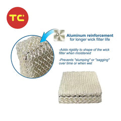 Luftbefeuchterfilter kompatibel mit Duracraft DH803 DH804 DH805 DH815 DA1007 Kenmore AC-809 AC-815 Luftbefeuchtern