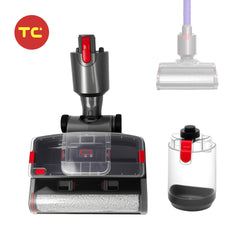 Electric Wet Dry Mopping Head for V8 V7 V10 V11 Vacuum Cleaner Automatic Cleaning Roller Brush for Hard Floors and Carpets