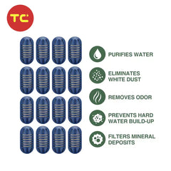 Demineralization Humidifier Cleaning Cartridge Compatible with Ultrasonic Humidifier Replacement Cleaner to Remove White Dust