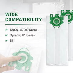 Type U 10123230 Vacuum Bag Replacement for Miele S7000 S7999 Upright AirClean 3D Efficiency Vacuum Cleaner Parts