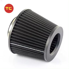 76mm 3inch Universal Car Air Filters Performance High Flow Cold Intake Filter Induction Kit Sport Power Mesh Cone