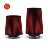 TC Tech Universal Racing Performance Cone Tapered Air filter 76mm 70mm 63mm for KN 14084-2 Intake Air Filter