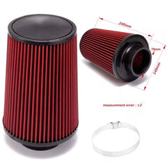 TC Tech Universal Racing Performance Cone Tapered Air filter 76mm 70mm 63mm for KN 14084-2 Intake Air Filter