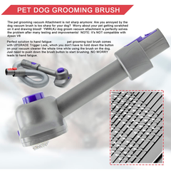 Pet Cat Dog Grooming Vacuum Cleaner Brush