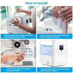 LV600HH LV600S Humidifier Filters Replacement Descaling Pad Mineral Absorption Pad Compatible for LEVOIT Humidifiers