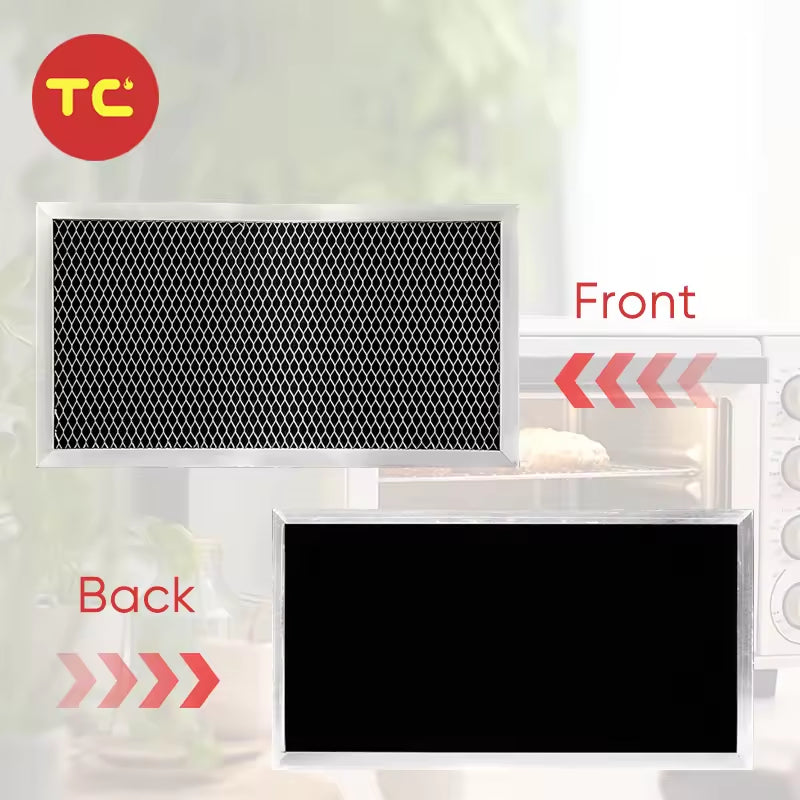 Microwave Charcoal Air Filter Replacement for GES JX81A WB2X9883 WB6X186 WB2X9883