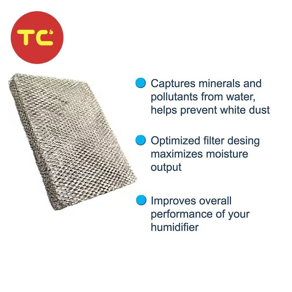Humidifier Wick Evaporator Pad Water Filter Compatible with Clean Comfort HE12 HE12A HE12M HE12MM Humidifiers Part HEP-GA10 Humidifier Parts