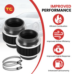 Universal 76mm Air Intake Filters