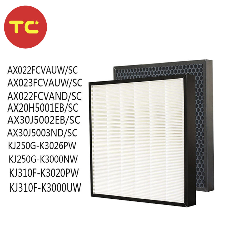 True Air Purifier HEPA Filter Replacement for Samsung AX30J5003ND / SC AX30J5000EB / SC AX022FCVAND / SC Air Purifier Part