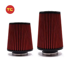 TC Tech Universal Racing Performance Cone Tapered Air filter 76mm 70mm 63mm for KN 14084-2 Intake Air Filter