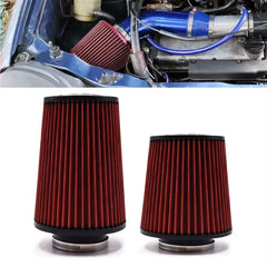 TC Tech Universal Racing Performance Cone Tapered Air filter 76mm 70mm 63mm for KN 14084-2 Intake Air Filter