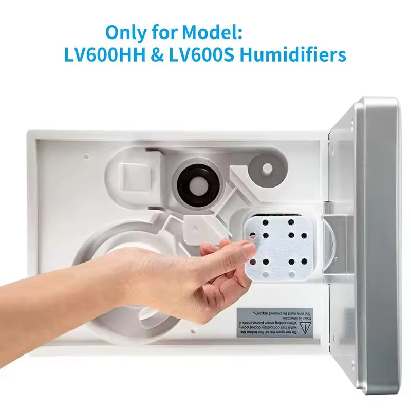 LV600HH LV600S Humidifier Filters Replacement Descaling Pad Mineral Absorption Pad Compatible for LEVOIT Humidifiers